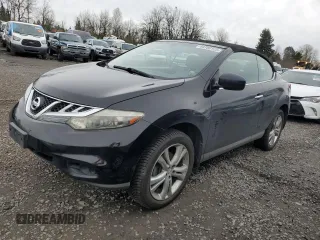 2011 Nissan Murano CrossCabriolet with VIN JN8AZ1FY3BW001290, listed as a Copart auction lot 49700125 with 138,688 mi miles and Clean Title. Bid and sale history available at carsss.com. Image 1.