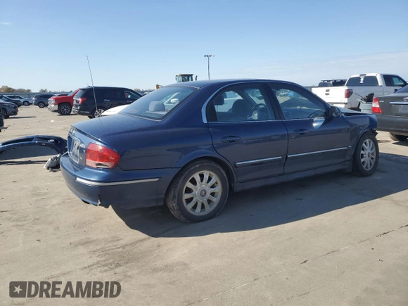 2003 Hyundai Sonata GLS with VIN KMHWF35H43A884186, listed as a Copart auction lot 84385254 with 82,160 mi miles and Salvage Title. Bid and sale history available at carsss.com. Image 3.