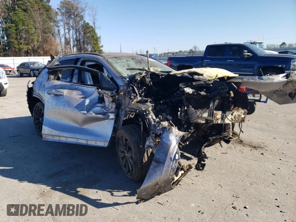 2023 Lexus UX 250h F Sport with VIN JTHB9JBH4P2064403, listed as a Copart auction lot 85747204 with Not provided miles and Salvage title. Bid and sale history available at DreamBid. Image 4.