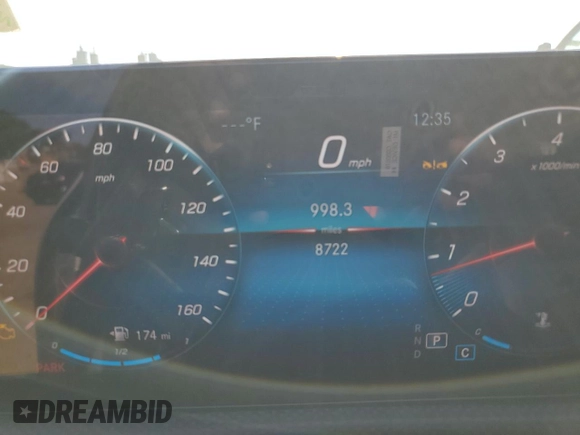 2023 Mercedes-Benz CLA 250 with VIN W1K5J4GB3PN381704, listed as a Copart auction lot 40427054 with 8,722 mi miles and . Bid and sale history available at DreamBid. Image 9.