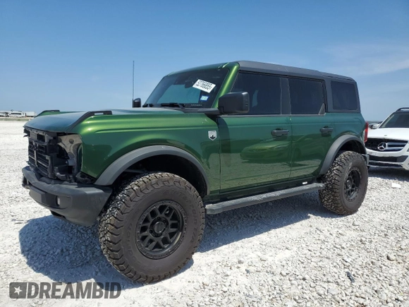 2024 Ford Bronco Big Bend with VIN 1FMDE7BH0RLB23240, listed as a Copart auction lot 52766855 with 1,283 mi miles and Salvage Title. Bid and sale history available at DreamBid. Image 1.