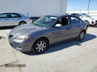 2008 Mazda 3 i Sport with VIN JM1BK12F281101816, listed as a Copart auction lot 47500805 with 288,378 mi miles and Salvage Title. Bid and sale history available at DreamBid. Image 1.