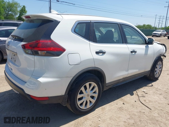 2018 Nissan Rogue S with VIN KNMAT2MT2JP595535, listed as a IAAI auction lot 42030190 with 175,501 mi miles. Bid and sale history available at carsss.com. Image 4.