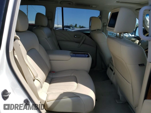 2016 Infiniti QX80 with VIN JN8AZ2NE5G9121014, listed as a Copart auction lot 60242204 with 118,575 mi miles and Salvage Title. Bid and sale history available at carsss.com. Image 11.