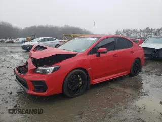 2020 Subaru WRX STI Limited with VIN JF1VA2Y66L9804302, listed as a Copart auction lot 44375725 with 34,734 mi miles and Salvage Title. Bid and sale history available at carsss.com. Image 1.
