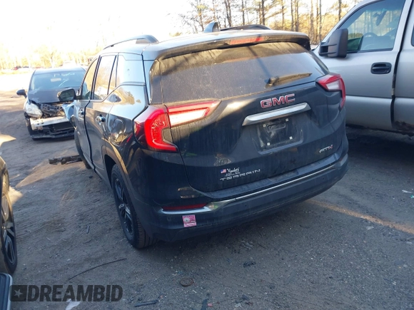 2022 GMC Terrain AT4 with VIN 3GKALYEVXNL312081, listed as a IAAI auction lot 41307897 with 45,555 mi miles. Bid and sale history available at carsss.com. Image 3.
