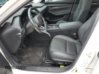2023 Mazda 3 S Carbon Edition with VIN 3MZBPACM2PM370458, listed as a Copart auction lot 82400504 with 24,460 mi miles and Salvage title. Bid and sale history available at DreamBid. Image 7.