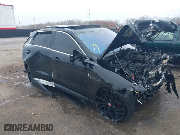 2020 Jaguar F-Pace 25t Premium with VIN SADCJ2FX4LA643433, listed as a IAAI auction lot 41791110 with Not Provided miles and . Bid and sale history available at DreamBid. Image 1.
