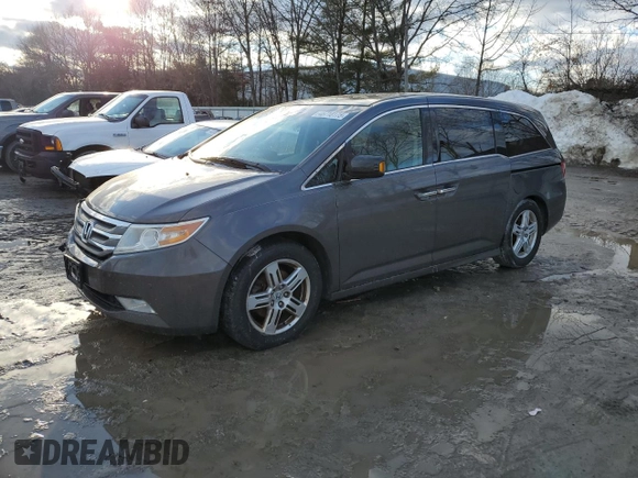 2013 Honda Odyssey Touring with VIN 5FNRL5H9XDB012761, listed as a Copart auction lot 45718175 with 167,878 mi miles and Non Repairable. Bid and sale history available at carsss.com. Image 1.