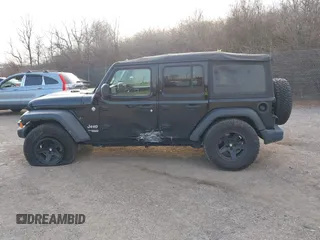 2020 Jeep Wrangler Unlimited Sport S with VIN 1C4HJXDG5LW189584, listed as a IAAI auction lot 41738928 with 75,948 mi miles and . Bid and sale history available at DreamBid. Image 15.
