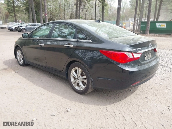 2013 Hyundai Sonata SE with VIN 5NPEC4AC9DH807963, listed as a IAAI auction lot 41971858 with 117,037 mi miles. Bid and sale history available at carsss.com. Image 3.