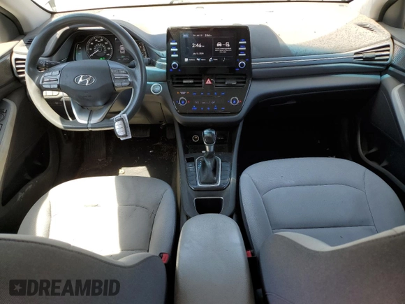 2022 Hyundai Ioniq Blue with VIN KMHC65LC7NU274788, listed as a Copart auction lot 61217164 with 75,317 mi miles and Salvage Title. Bid and sale history available at DreamBid. Image 8.