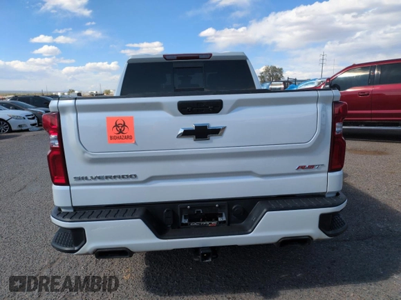 2021 Chevrolet Silverado 1500 RST with VIN 3GCUYEEL0MG402693, listed as a Copart auction lot 52618755 with 58,666 mi miles and Salvage Title. Bid and sale history available at carsss.com. Image 6.