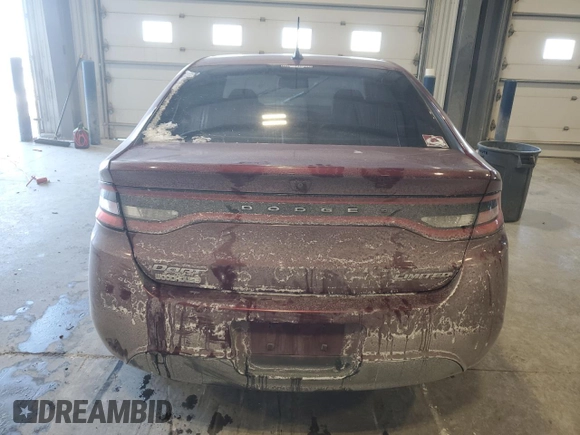 2015 Dodge Dart Limited with VIN 1C3CDFCB1FD267803, listed as a Copart auction lot 45819715 with 162,245 mi miles and Salvage Title. Bid and sale history available at carsss.com. Image 6.