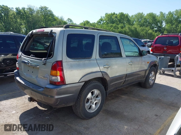 2003 Mazda Tribute LX with VIN 4F2YZ04113KM46727, listed as a IAAI auction lot 42196041 with Not Provided miles and . Bid and sale history available at DreamBid. Image 4.