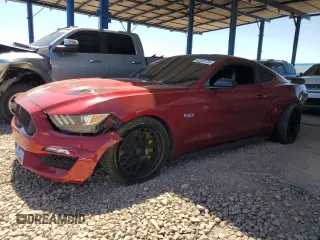 2016 Ford Mustang GT with VIN 1FA6P8CF1G5323500, listed as a Copart auction lot 62330735 with 105,273 mi miles and Salvage title. Bid and sale history available at DreamBid. Image 1.