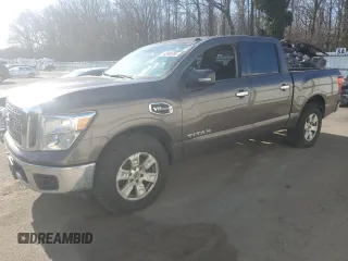 2017 Nissan Titan S with VIN 1N6AA1EJ8HN522119, listed as a Copart auction lot 42804705 with 139,582 mi miles and Salvage Title. Bid and sale history available at carsss.com. Image 1.