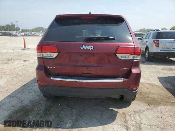 2020 Jeep Grand Cherokee Limited with VIN 1C4RJFBG9LC340171, listed as a Copart auction lot 60220535 with 95,647 mi miles and Salvage title. Bid and sale history available at DreamBid. Image 6.