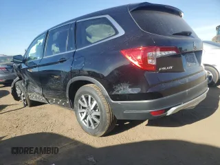 2021 Honda Pilot EX-L with VIN 5FNYF6H51MB088939, listed as a Copart auction lot 84930544 with 37,997 mi miles and Salvage Title. Bid and sale history available at DreamBid. Image 2.