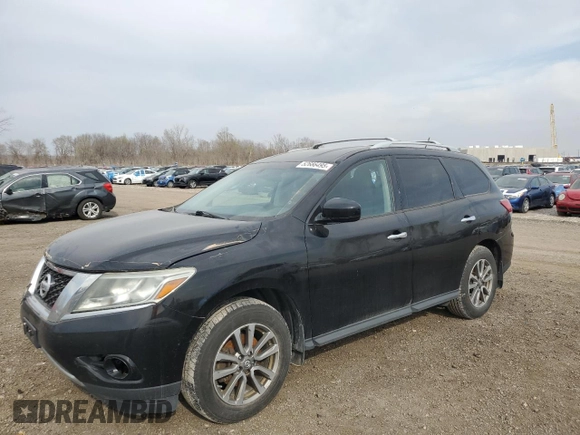 2014 Nissan Pathfinder Platinum with VIN 5N1AR2MM2EC696882, listed as a Copart auction lot 52686495 with 193,459 mi miles and Clean Title. Bid and sale history available at carsss.com. Image 1.