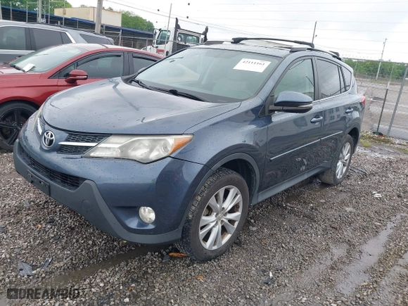 2014 Toyota RAV4 Limited with VIN 2T3DFREV7EW151011, listed as a IAAI auction lot 42111161 with 257,798 mi miles. Bid and sale history available at carsss.com. Image 2.