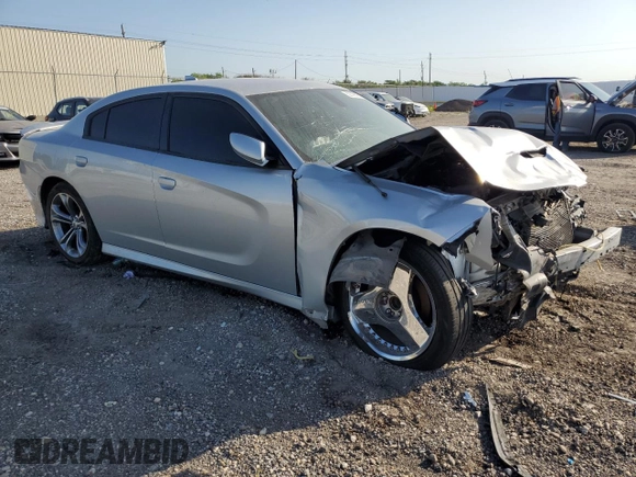 2021 Dodge Charger R/T with VIN 2C3CDXCT8MH552965, listed as a Copart auction lot 52146815 with 89,794 mi miles and Salvage title. Bid and sale history available at DreamBid. Image 4.