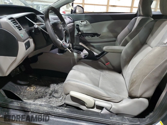 2012 Honda Civic Cpe EX with VIN 2HGFG3B89CH537025, listed as a Copart auction lot 42178925 with 126,488 mi miles and Salvage Title. Bid and sale history available at carsss.com. Image 7.