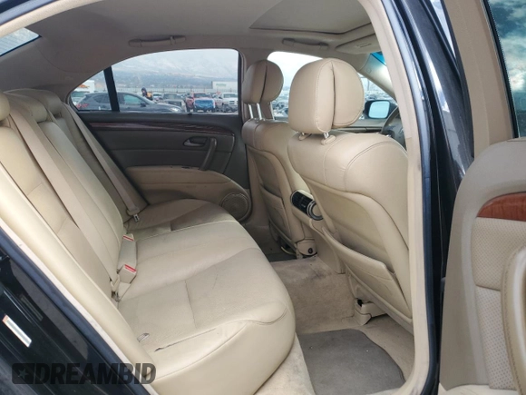2008 Acura RL Technology with VIN JH4KB16608C000125, listed as a Copart auction lot 89152445 with 158,681 mi miles and Salvage Title. Bid and sale history available at DreamBid. Image 10.