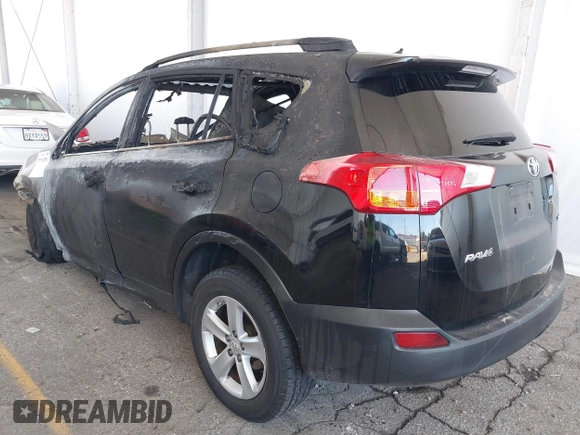 2013 Toyota RAV4 XLE with VIN 2T3WFREVXDW068020, listed as a IAAI auction lot 37515551 with 1 mi miles. Bid and sale history available at carsss.com. Image 3.