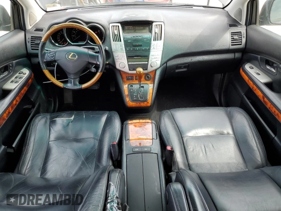 2009 Lexus RX 350 with VIN 2T2HK31U69C111392, listed as a Copart auction lot 52213385 with 153,225 mi miles and Salvage Title. Bid and sale history available at DreamBid. Image 8.