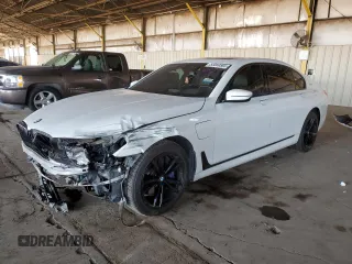 2018 BMW 7 Series 740e xDrive iPerformance with VIN WBA7J2C58JG938333, listed as a Copart auction lot 53069585 with 216,353 mi miles and Clean Title. Bid and sale history available at carsss.com. Image 1.