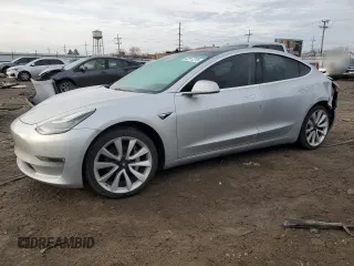 2018 Tesla Model 3 Long Range Battery with VIN 5YJ3E1EA3JF048326, listed as a Copart auction lot 42511275 with 130,965 mi miles and Salvage Title. Bid and sale history available at carsss.com. Image 1.