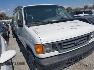 2006 Ford Econoline Cargo with VIN 1FTNE24LX6HB35472, listed as a IAAI auction lot 41707889 with 259,379 mi miles and . Bid and sale history available at DreamBid. Image 1.