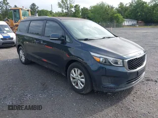 2016 Kia Sedona with VIN KNDMB5C16G6188852, listed as a IAAI auction lot 42238208 with 117,045 mi miles and . Bid and sale history available at DreamBid. Image 1.