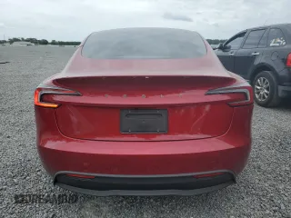 2025 Tesla Model 3 Long Range with VIN 5YJ3E1EA7SF938944, listed as a Copart auction lot 51677045 with 3,658 mi miles and Salvage title. Bid and sale history available at DreamBid. Image 6.