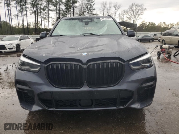 2022 BMW X5 sDrive40i with VIN 5UXCR4C02N9J24164, listed as a Copart auction lot 44761855 with 51,995 mi miles and Salvage Title. Bid and sale history available at carsss.com. Image 5.