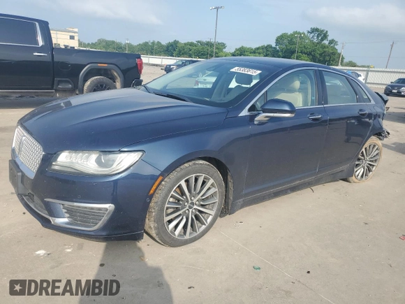 2017 Lincoln MKZ Select with VIN 3LN6L5C90HR604115, listed as a Copart auction lot 55383615 with 152,655 mi miles and Salvage title. Bid and sale history available at DreamBid. Image 1.