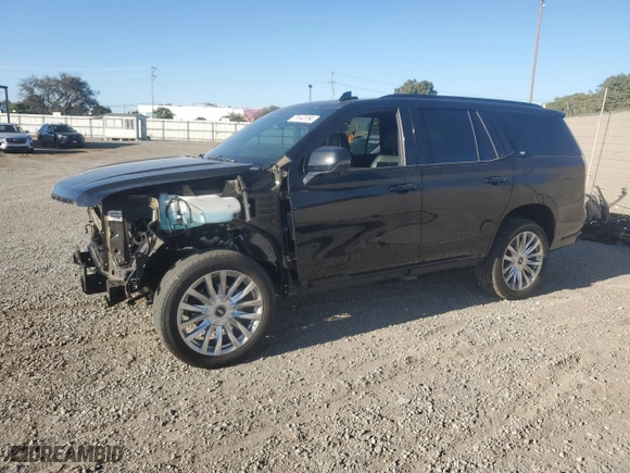 2021 Cadillac Escalade Luxury with VIN 1GYS3AKL5MR381725, listed as a Copart auction lot 79143154 with 104,404 mi miles and Salvage Title. Bid and sale history available at carsss.com. Image 1.