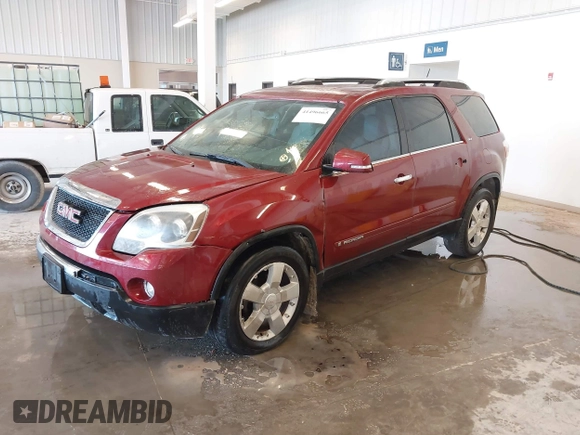 2008 GMC Acadia SLT2 with VIN 1GKEV33758J264505, listed as a IAAI auction lot 41496665 with 193,858 mi miles and . Bid and sale history available at DreamBid. Image 2.