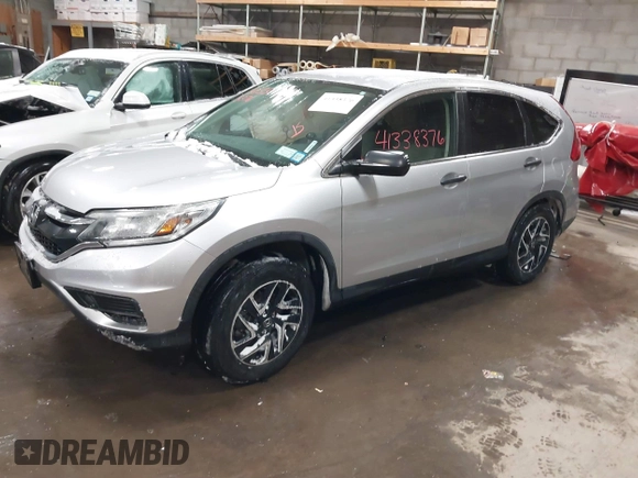 2016 Honda CR-V SE with VIN 2HKRM4H43GH696134, listed as a IAAI auction lot 41338376 with Not Provided miles and . Bid and sale history available at carsss.com. Image 16.