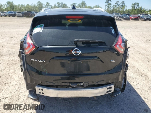 2018 Nissan Murano S with VIN 5N1AZ2MG9JN103902, listed as a Copart auction lot 52045465 with 99,905 mi miles and Salvage Title. Bid and sale history available at DreamBid. Image 6.