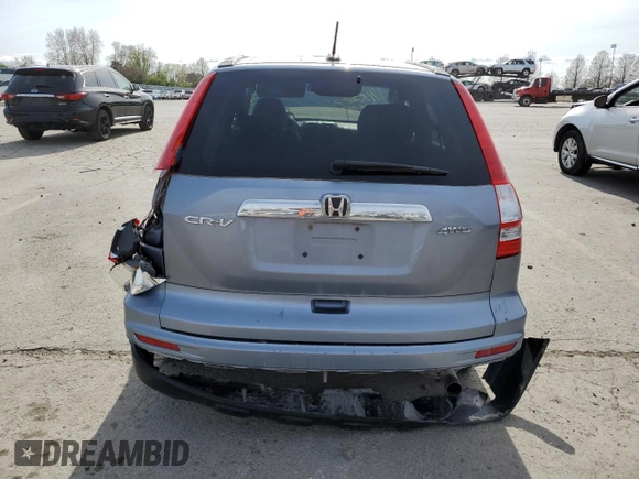 2011 Honda CR-V EX-L with VIN 5J6RE4H7XBL120692, listed as a Copart auction lot 51190615 with 148,220 mi miles and Salvage Title. Bid and sale history available at carsss.com. Image 6.