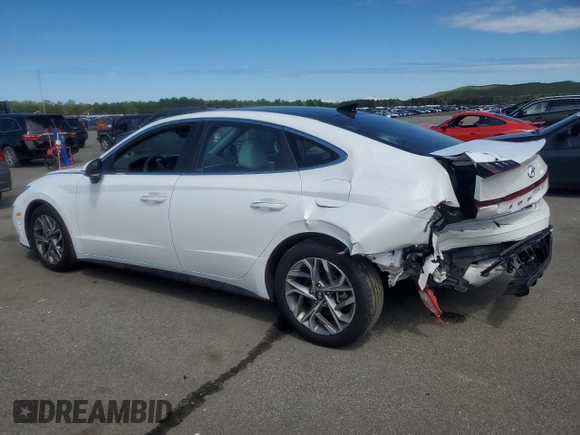 2023 Hyundai Sonata SEL z VIN KMHL14JA8PA308784, wystawiony jako Copart lot #54577405 z przebiegiem 17 213 mil mil oraz Szkoda całkowita • Salvage title. Historia ofert i sprzedaży dostępna na DreamBid. Obrazek 2.