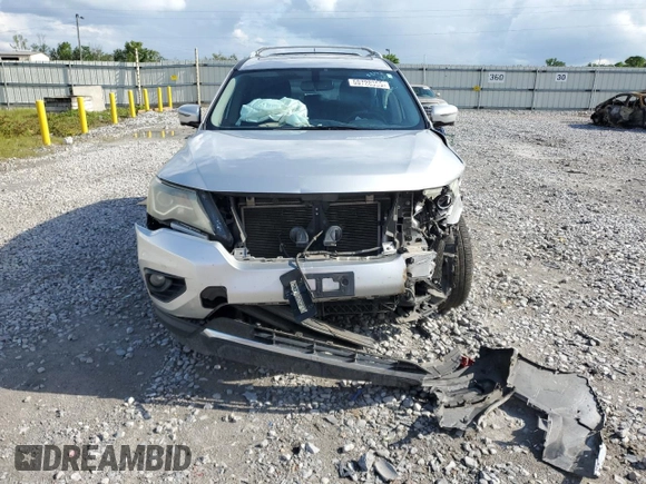 2017 Nissan Pathfinder SL with VIN 5N1DR2MNXHC675899, listed as a Copart auction lot 59728355 with 145,402 mi miles and Salvage title. Bid and sale history available at DreamBid. Image 5.