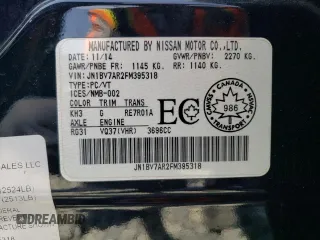 2015 Infiniti Q50 Premium z VIN JN1BV7AR2FM395318, wystawiony jako Copart lot #55029355 z przebiegiem 186 303 mil mil oraz Czysty tytuł • Clean title. Historia ofert i sprzedaży dostępna na DreamBid. Obrazek 12.