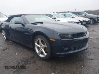2015 Chevrolet Camaro LT with VIN 2G1FF3D3XF9273985, listed as a IAAI auction lot 41430784 with 91,994 mi miles. Bid and sale history available at carsss.com. Image 1.