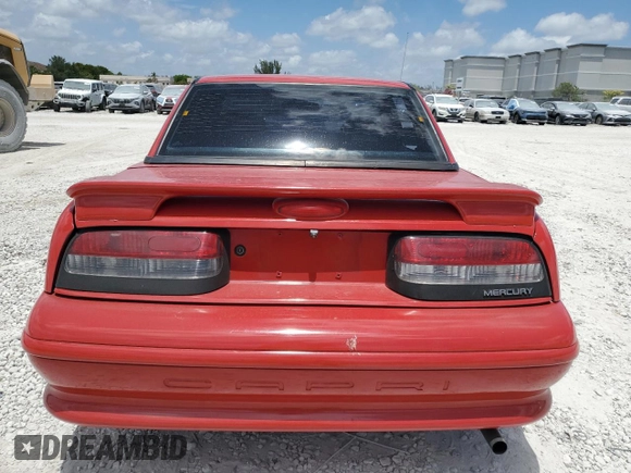 1994 Mercury Capri z VIN 6MPLT01Z2R8600768, wystawiony jako Copart lot #55143905 z przebiegiem 841 607 mil mil oraz Czysty tytuł • Clean title. Historia ofert i sprzedaży dostępna na DreamBid. Obrazek 6.