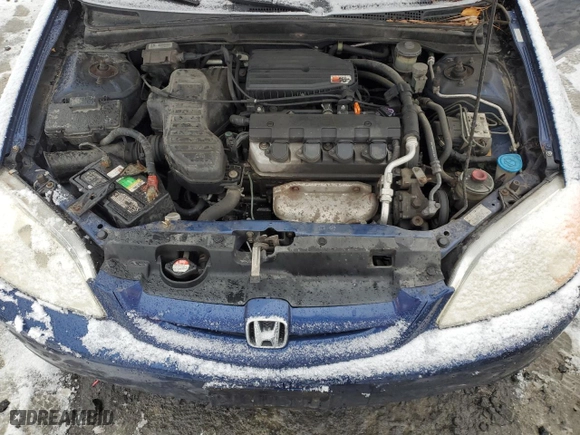 2001 Honda Civic EX with VIN 1HGEM21981L061939, listed as a Copart auction lot 87461744 with 230,989 mi miles and Salvage Title. Bid and sale history available at carsss.com. Image 11.