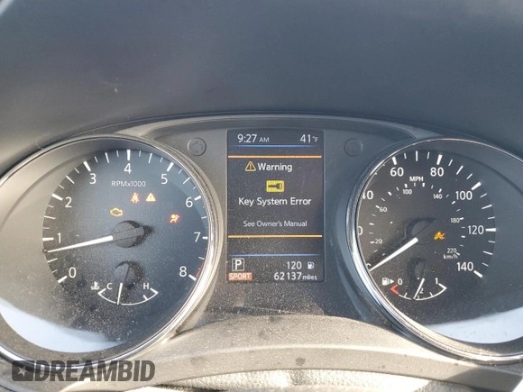 2020 Nissan Rogue SL with VIN 5N1AT2MT5LC706956, listed as a Copart auction lot 49239905 with 62,137 mi miles and Salvage Title. Bid and sale history available at carsss.com. Image 9.