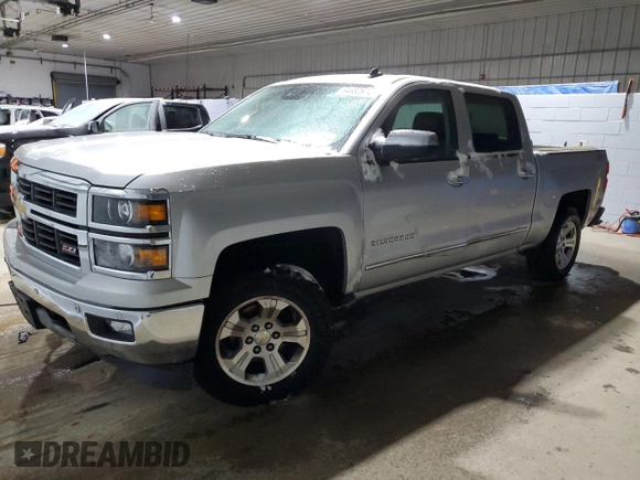 2014 Chevrolet Silverado 1500 LTZ with VIN 3GCUKSEC2EG273762, listed as a Copart auction lot 84682874 with 109,647 mi miles and Salvage Title. Bid and sale history available at DreamBid. Image 1.